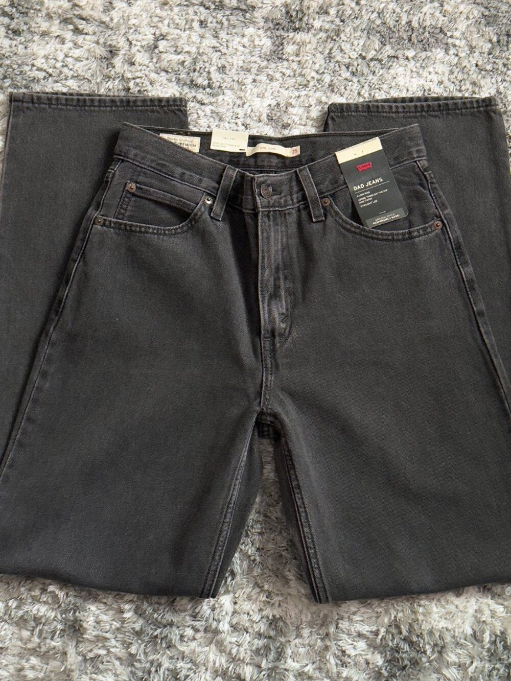 levi’s premium dad jeans in black ♡ nwt